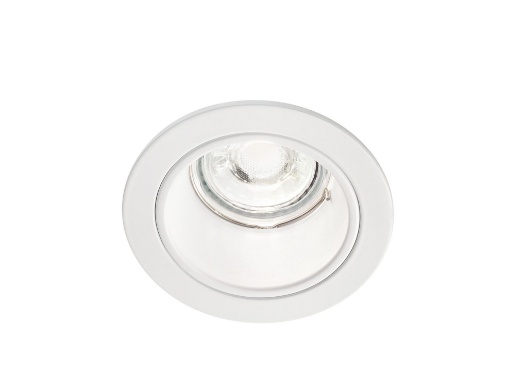 Immagine di Faretto Da Incasso Tondo Per Controsoffitto 8cm Bianco GU10 Isyluce 715