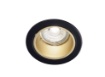 Picture of Faretto Rotondo Incasso Controsoffitto Nero Oro 8 cm GU10 Isyluce 715NO