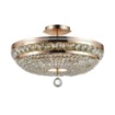 Immagine di Lampadario Plafoniera Oro Ottilia con Cristalli Decorativi 6 Luci Maytoni