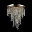 Immagine di Lampadario 7 Luci Oro Antico Cascade Cristalli Decorativi Maytoni