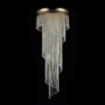 Immagine di Lampadario 12 Luci Oro Antico con Cascata Cristalli Cascade Maytoni