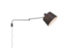 Immagine di Applique Hotel Braccio Orientabile Baldo con Paralume Nero Trio Lighting