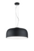 Immagine di Lampada a Sospensione Moderna Metallo Nero Baron 4xE27 Ø52 cm Trio Lighting