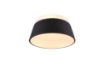 Immagine di Plafoniera Nera Moderna Rotonda Baroness 3 Luci Trio Lighting