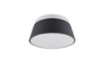 Immagine di Plafoniera Nera Moderna Rotonda Baroness 3 Luci Trio Lighting