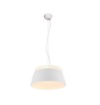 Immagine di Sospensione Baroness Paralume Bianco Ø45 cm 3xE27 Trio Lighting