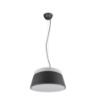 Immagine di Sospensione Cucina Baroness Paralume Nero Ø45 cm 3xE27  Trio Lighting