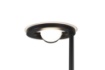 Picture of Piantana Moderna Nera Con Luce Spot da Lettura Dimmer Integrato Barrie Trio Lighting