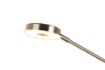 Immagine di Piantana Moderna Led Dimmer con Luce Spot da Lettura Barrie Ottone Trio Lighting