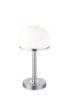 Immagine di Lumetto Moderno Paralume Mezza Sfera Led Berlin Nichel Trio Lighting