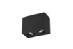 Immagine di Plafone Nero 2xGU10 Orientabili Biscuit Trio Lighting