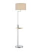 Picture of Piantana Paralume Grigio Claas con Mensola e Porta USB Trio Lighting