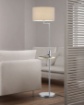 Immagine di Piantana Paralume Grigio Claas con Mensola e Porta USB Trio Lighting