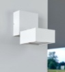 Immagine di Applique Luce Decorativa Orientabile Rubyc Bianco Led 14w Switch Beneito Faure