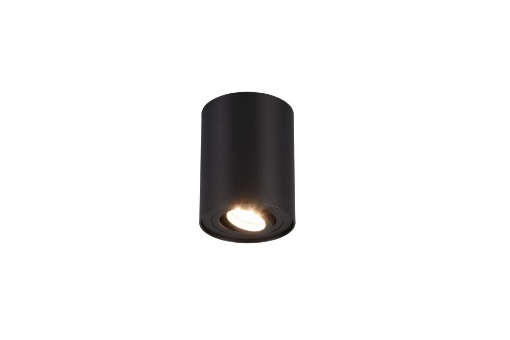 Picture of Faretto Spot GU10 Orientabile Cookie Cilindro Nero Trio Lighting