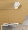 Immagine di Applique Luce Decorativa Orientabile Concord Bianco Led 14w Switch Beneito Faure