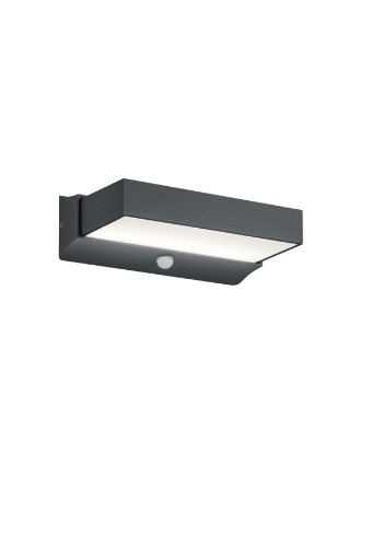 Immagine di Applique per Esterno Doppio Led Cuando Sensore di Movimento Integrato Trio Lighting