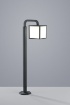 Immagine di Lampioncino da Esterno Cubango Antracite Ip54 Trio Lighting