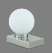 Immagine di Lumetto Davi II Nichel con Sfera Vetro e Sensore Touch On/Off Trio Lighting