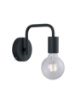 Immagine di Applique Braccio Metallo Portalampada E27 Diallo Nero Trio Lighting