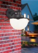 Immagine di Applique Lanterna da Ingresso Donez Sfera Vetro Bianco IP44 Trio Lighting