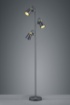 Picture of Piantana Minimal 3 Coni Orientabili Edward H160 cm Nero e Oro Trio Lighting