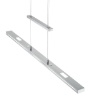 Immagine di Sospensione Nichel Illuminazione Scrivania Bacchetta Led Sopra e Sotto Lacal Trio Lighting