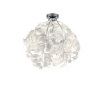 Immagine di Plafoniera Foglie Decorative Lavabili Bianche Leavy Trio Lighting