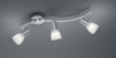 Immagine di Lampada da Soffitto 3 Spot E14 Led Orientabili Levisto Nichel Trio Lighting