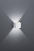 Immagine di Applique Cubotto Bianco Louis Doppia Emissione Led Trio Lighting