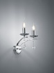 Immagine di Applique Contemporanea 2xE14 Lucerna Cromo con Pendenti Trio Lighting