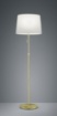 Picture of Piantana Ottone 3 Luci Altezza Regolabile con Paralume Bianco Lyon Trio Lighting