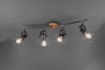 Immagine di Lampada 4 Faretti Spot Orientabili Madras Industrial Trio Lighting