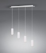 Immagine di Lampada a Sospensione 4 Punti Luce GU10 Marley Bianco Trio Lighting