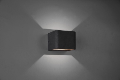 Immagine di Applique Moderna Melvin Nero Emissione Led Sopra e Sotto Trio Lighting