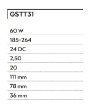 Immagine di Alimentatore Per Strip LED 60W 185-264Vac Gea Led GSTT31