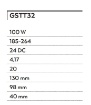 Immagine di Alimentatore Per Strip LED 100W 185-264Vac Gea Led GSTT32