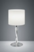 Picture of Lumetto Moderno Nandor Nichel Paralume Tessuto Bianco Fusto Led Trio Lighting