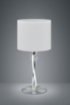 Picture of Lumetto Moderno Nandor Nichel Paralume Tessuto Bianco Fusto Led Trio Lighting