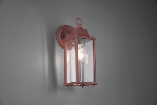 Immagine di Applique Lanterna da Esterno Olona Ruggine IP23 Trio Lighting