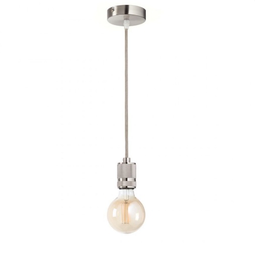 Immagine di Pendel Sospensione 1xE27 Nichel Grigio GSO094 Gea Luce