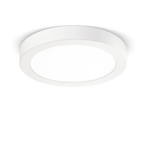 Immagine di Plafoniera Bianca Rotonda Plastica Led 12w 3000k 4000k 120° Sham GFA761 Gea