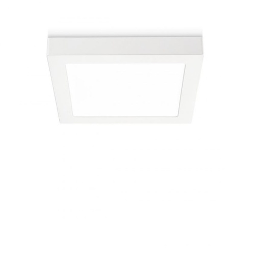 Immagine di Plafoniera Squadrata Bianca Led 12w 3000k 4000k 120° Sham GFA764 Gea