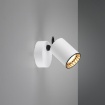 Immagine di Faretto Spot Cilindrico GU10 Orientabile Pago Bianco Trio Lighting