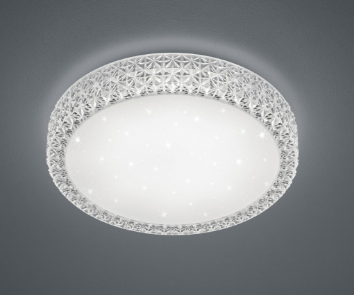 Lampada Intec a Soffitto Faretti Orientabili Plafoniera Rotonda Bianca