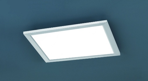 Immagine di Plafoniera Led Phoenix Quadrata Nichel 30x30 cm Trio Lighting