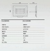 Immagine di Proiettore Da Esterno Faro Led 100w Orientabile Bianco Ratri GES844 Gea