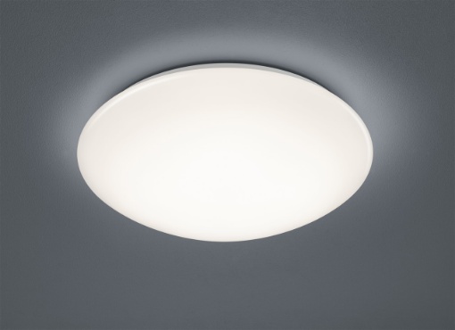 Immagine di Plafoniera Rotonda Pollux Bianco IP44 Ø27 cm con Sensore Trio Lighting