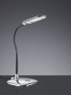 Immagine di Lampada Moderna da Scrivania Braccio Led Flessibile Polly Cromo Trio Lighting