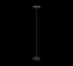 Immagine di Piantana Moderna Ponda Nero Disco Led Orientabile Trio Lighting